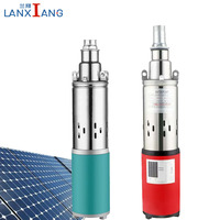 Offres Spéciales haute qualité personnalisé solaire Submersible DC48V pompe à eau à vis à cavité progressive 60V pour le ménage agricole