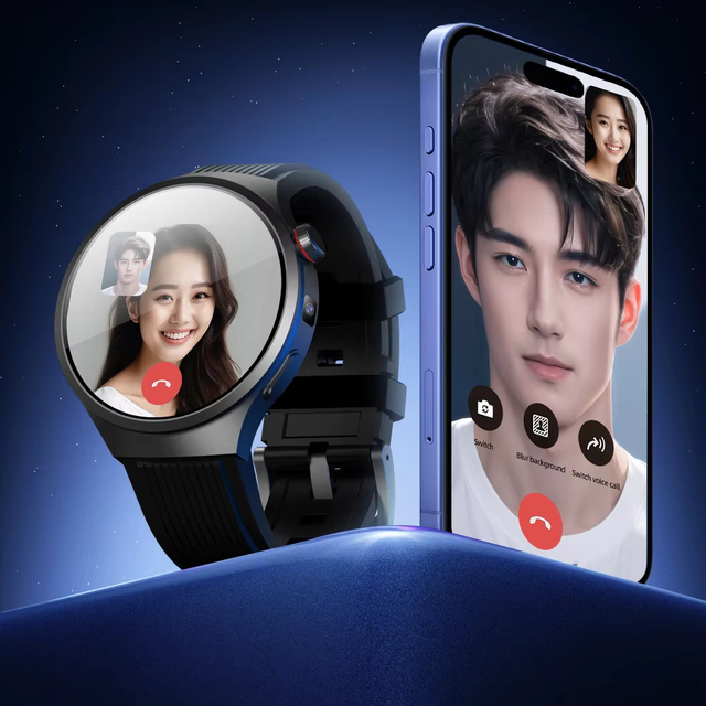 2025 Wonlex 4G Android GPS Smart Call Support GPS Phone Watch MT106 Google Play AMOLE Health Tracker Smart Mobile Watch Phone
