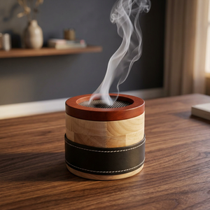 Modern Style Sandalwood Indian Incense Burner Premium Hand-made Eco-Friendly Musk Scent Anti-Odour Home Office <b>Perfume</b> - Product Image 1