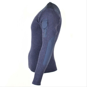 Maglione lavorato a <span class=keywords><strong>maglia</strong></span> da uomo personalizzato maglione nero Pullover di lana uniforme invernale girocollo lavorato a <span class=keywords><strong>maglia</strong></span> - Product Image 2