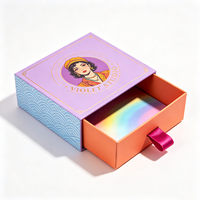 Caja de Regalo de Papel Rígida con Logotipo Personalizado de Lujo, Diseño Deslizante, para Joyería de Boutique, Relojes y Accesorios Premium