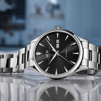 Marque de luxe squelette hommes automatique mécanique montres en cuir inoxydable alarme calendrier disponible Sport Antique