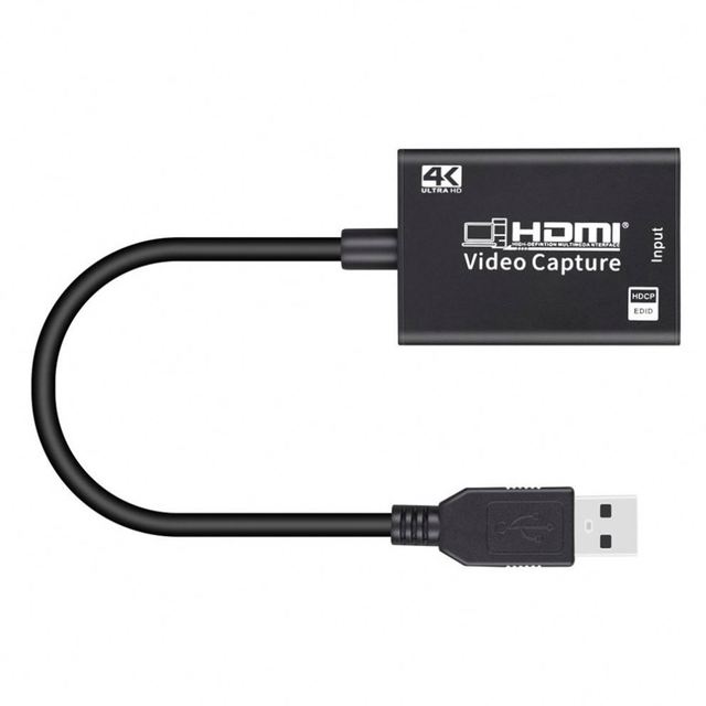 4K HDMI Video Capture Card USB 3.0 Streaming Recorder Box for PS4 DVD