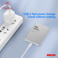Earldom Magnetic Slim 5000mAh Chargeur portable en alliage sans fil Chargeur rapide pour iPhone 16/15 Léger