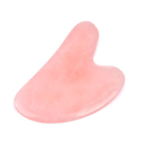 Großhandel Bestseller: Neues Gua Sha Brett, Rosa Körpermassage-Stein Rosenquarz Jade Guasha - Product Image 1
