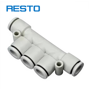 Mini PK-04C Fünf-Wege-Verteiler Schnellverbinder 3MM Schlauchanschluss Adapter Weiß Schwarz Kunststoff-Adapter - Product Image 2