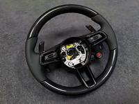 Volant en fibre de carbone pour Porsche 911 Cayenne Boxster Macan Panamera, accessoire pour voitures modifiées