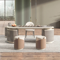 Table basse extensible en bois massif de style moderne contemporain, taille/couleur/design personnalisables pour la maison, l'hôtel, le salon