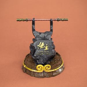 Nueva llegada 2025 productos resina el encantamiento del controlador de juego de aro dorado soporte otros accesorios de juego - Product Image 5