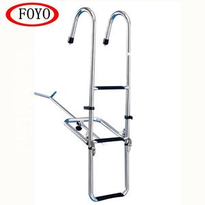 Pièces et accessoires marins FOYO échelles pliantes escabeau en acier inoxydable échelle de <span class=keywords><strong>piscine</strong></span> <span class=keywords><strong>escalier</strong></span> pliant - Product Image 1