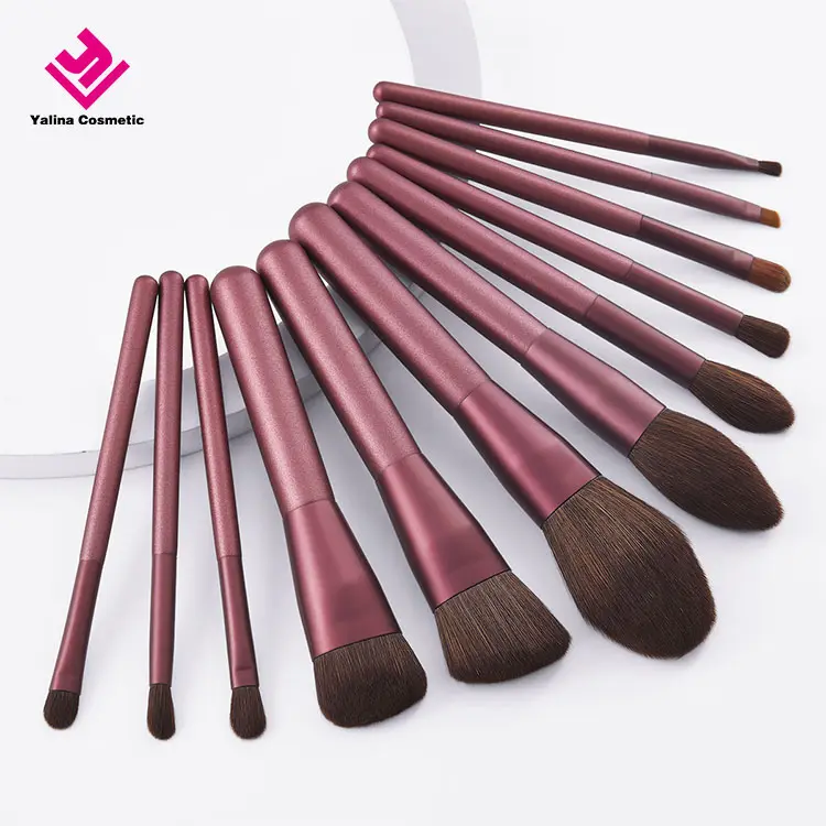 Custom logo Eyeshadow Makeup Brush Set Private Label 12pcs Eyes Professional Makeup brush