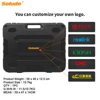 SOLUDE 172PCS Kit d'outils de travail du bois multifonctionnel à vitesse variable pour usage domestique professionnel