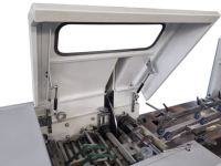 Fabricant de machines à sacs en papier kraft à fond carré à alimentation par rouleaux de haute précision, nouvelle conception
