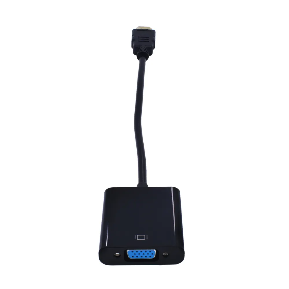 TISHRIC HDMI เข้ากับสายเคเบิลอะแดปเตอร์ VGA 1080P HD สายแปลงดิจิตอลเป็นอนาล็อกสําหรับแล็ปท็อปพีซี