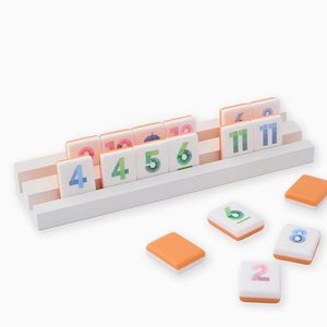 Wholesale Custom Cute Modern Style American Acrylic Mahjong Tiles for Game Entertainment <b>Table</b> Game - Product Image 4