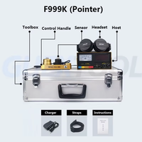 Detector de Fugas de Agua Profesional F999K para Tuberías y Calefacción por Suelo Radiante, Batería de 9V, 30 Horas de Funcionamiento