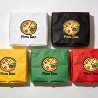 Boîte à pizza personnalisée avec logo, vente chaude, acceptation de la personnalisation, échantillon gratuit