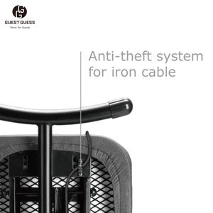 Tabla de planchar OEM personalizada con diseño moderno y patas plegables con gancho superior, resistente al calor para uso en hoteles, ropa al por mayor - Product Image 5