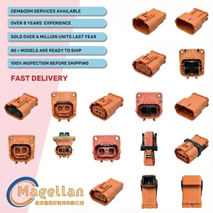 Carcasa de Conector Automotriz Sellada de 4 Pines para Vehículos de Nueva Energía con <span class=keywords><strong>Terminales</strong></span>, Kit de Sellos IP67 EVH2D-N4ZL-TA - Product Image 4