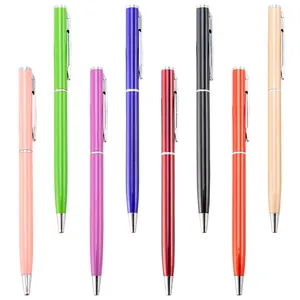 Professional supplier new metal ballpoint pen for hotel, high quality luxury metal sign pen