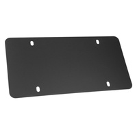 Nouvelle plaque d'immatriculation en acier inoxydable poli : Acrylique 3D découpé au laser U.S. Plaque d'immatriculation tactique entièrement noire (vente en gros)