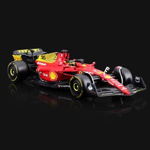 Modèle de voiture de course en alliage de haute qualité <span class=keywords><strong>1</strong></span>:24 2022 75e anniversaire <span class=keywords><strong>Formule</strong></span> F1-75 avec casque de simulation pour l'affichage - Product Image 2