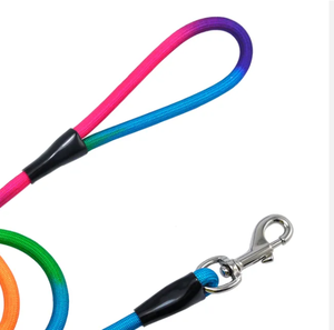 Laisse de chien en corde ronde durable en nylon rayé classique et écologique-Laisse de marche extérieure en gros pour chiens - Product Image 4