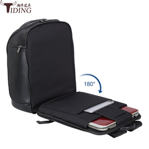 Tiding Business <b>Backpack</b> 17-Inch Laptop <b>Large</b> Capacity Genuine Leather Men's Travel <b>Backpack</b> - Product Image 2