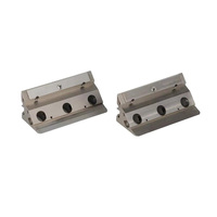 Base coulissante de fixation en acier inoxydable usinée CNC 5 axes sur mesure, pièces OEM ODM d'usine
