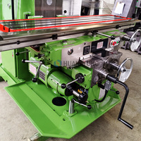 Fraiseuse verticale HUAHAI CNC X5040 avec table élévatrice, fonctions de fraisage puissantes pour le traitement des métaux, cône de broche ISO50 moyen