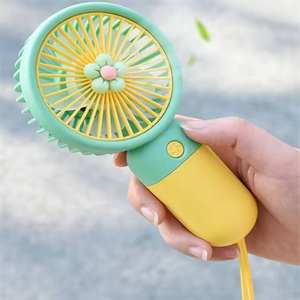 Ventilateur portable rechargeable par USB au design mignon de fruits de dessin animé - Product Image 5