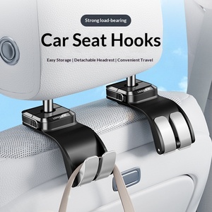 Gancho para Respaldo de Asiento de Coche para Volkswagen, Toyota, Nissan, Gancho de Almacenamiento Trasero de Alta Gama para Bolsas, Material <span class=keywords><strong>ABS</strong></span>, Diseño Minimalista - Product Image 5