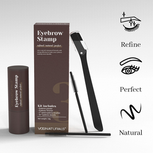 Etiqueta privada Eco-Friendly Conveniente Maquillaje en polvo Stay All Day Long Eyebrow Stamp and Stencil Kit - Product Image 3