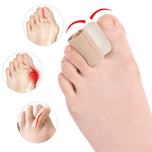 Séparateur d'orteils en silicone pour <span class=keywords><strong>hallux</strong></span> <span class=keywords><strong>valgus</strong></span> et petit orteil, manchon protecteur anti-adhérent pour la séparation des orteils superposés et courbés - Product Image 3