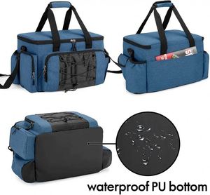 Sac de golf à disques de haute qualité, échantillon gratuit, sac à main, sac à bandoulière, capacité de 25 disques, avec sac isotherme et poches de rangement supplémentaires - Product Image 3