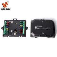 Panel de Interruptores de 12 Canales para Camioneta de Carga, Control Remoto Inalámbrico WiFi, 12V 24V, Retroiluminación RGB con Atenuación, Impermeable IP67