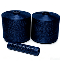 Factory High Quality 100% Polyester Yarn 30s/2s Ring Spun Recycled Dyed Raw Eco-Friendly for Socks Knitting Sewing Weaving