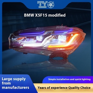 For 14-18 Models <b>LED</b> <b>Headlight</b> Assembly F15 F16 Modification Blue Eyebrow Daytime Running Light Turn on 12v <b>LED</b> <b>Headlight</b> Assemb - Product Image 5