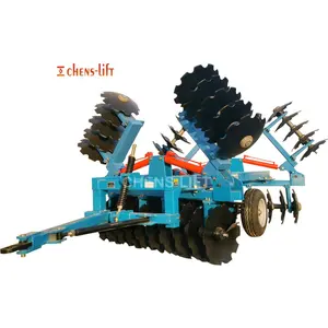 Tractor implememts cultivators fold trailing hydraulic disc harrow shaft china disc harrow bearing 2