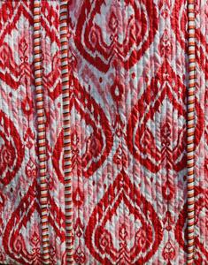 Bolso Reversible bohemio hecho a mano, ecológico, sostenible, grande, para compras, Multicolor, Floral, 100%, algodón, estampado a mano - Product Image 3