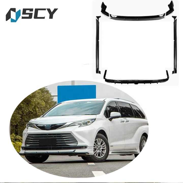 For Sienna Body Kit 2023 2024 Toyota Sienna Front Lip Rear Lip Side ...