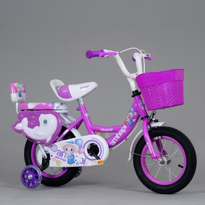 Vélo à bas prix pour enfants, vélo rose pour filles de 2 à 13 ans avec <span class=keywords><strong>porte</strong></span>-livre et siège de bébé - Product Image 1
