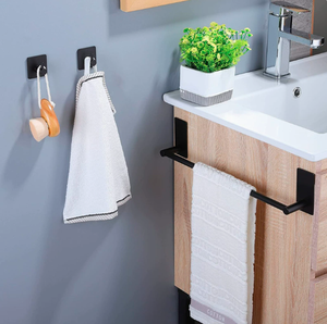 Toallero de Acero Inoxidable para Hotel y Apartamento, Diseño Moderno, Ecológico, Sin Clavos, Barra Simple - Product Image 3