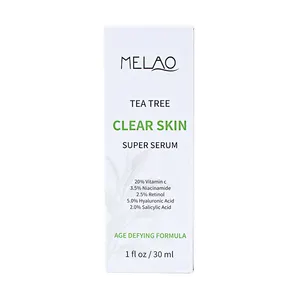 Melao Tea Tree Serum Moisturizing Oil-Control Repairing Face Serum Fade-out Acne Marks Shrink Pores