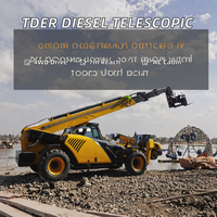 Sollevatore Telescopico Diesel 4WD TOBETER TR1035, 3,5 Tonnellate, Altezza di Sollevamento 9,6m, Carrello Elevatore Fuoristrada per Uso Agricolo