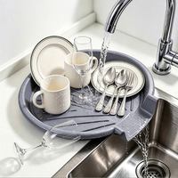 Ensemble de passoires pliables en plastique, lot de 3, passoires de cuisine pliables, compatibles lave-vaisselle, plateau d'égouttage pour pâtes et légumes