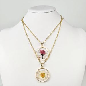 <span class=keywords><strong>Collana</strong></span> IVY con Ciondolo Fiore del Mese in Resina, Gioiello con Veri Fiori Secchi, <span class=keywords><strong>Collana</strong></span> con Fiore di Nascita in Acciaio Inossidabile Placcato <span class=keywords><strong>Oro</strong></span> da Donna - Product Image 6