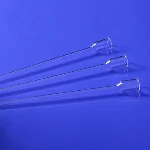 Échantillon de pari transparent personnalisé Tube de <span class=keywords><strong>quartz</strong></span> Tube d'échantillon de test de <span class=keywords><strong>quartz</strong></span> Tube en verre de <span class=keywords><strong>quartz</strong></span> - Product Image 6