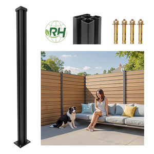 Pannello di Recinzione di Sicurezza in WPC da 6 Piedi, Design Ecologico e Impermeabile, Stile Moderno e Antico, Co-Estrusione, Costruzione Naturale per la Casa - Product Image 3