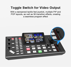 <span class=keywords><strong>Mini</strong></span> <span class=keywords><strong>Atem</strong></span> Quad - Mezclador de Video con Pantalla LCD de 5.5 Pulgadas para Transmisión en Vivo, <span class=keywords><strong>Control</strong></span> de Cinco Vías para Sistema de Conferencias - Product Image 6
